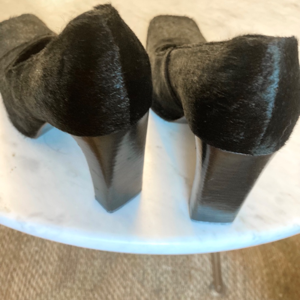 Vintage David Aaron Pony Hair Pumps - size 9 (Vero Cuoio) - Picture 13 of 16